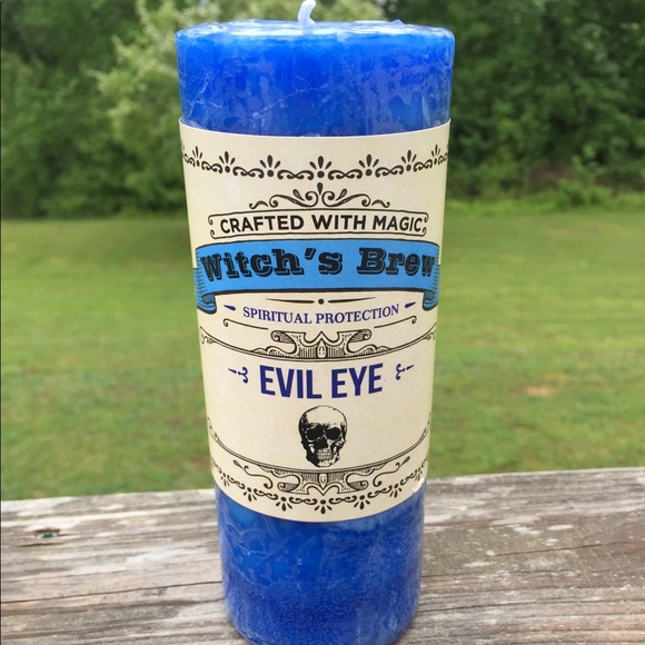 Evil Eye 🧿 Candle Witches Brew Pillar Coventry Creations USA Discontinued size - Picture 7 of 12